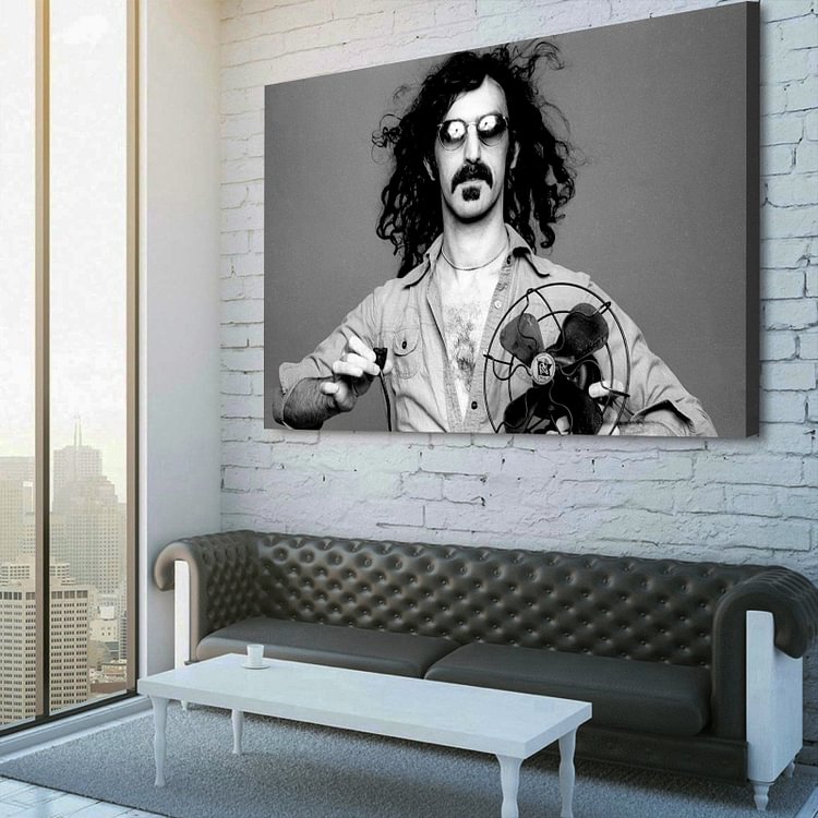 Funniest Frank Zappa Canvas Wall Art