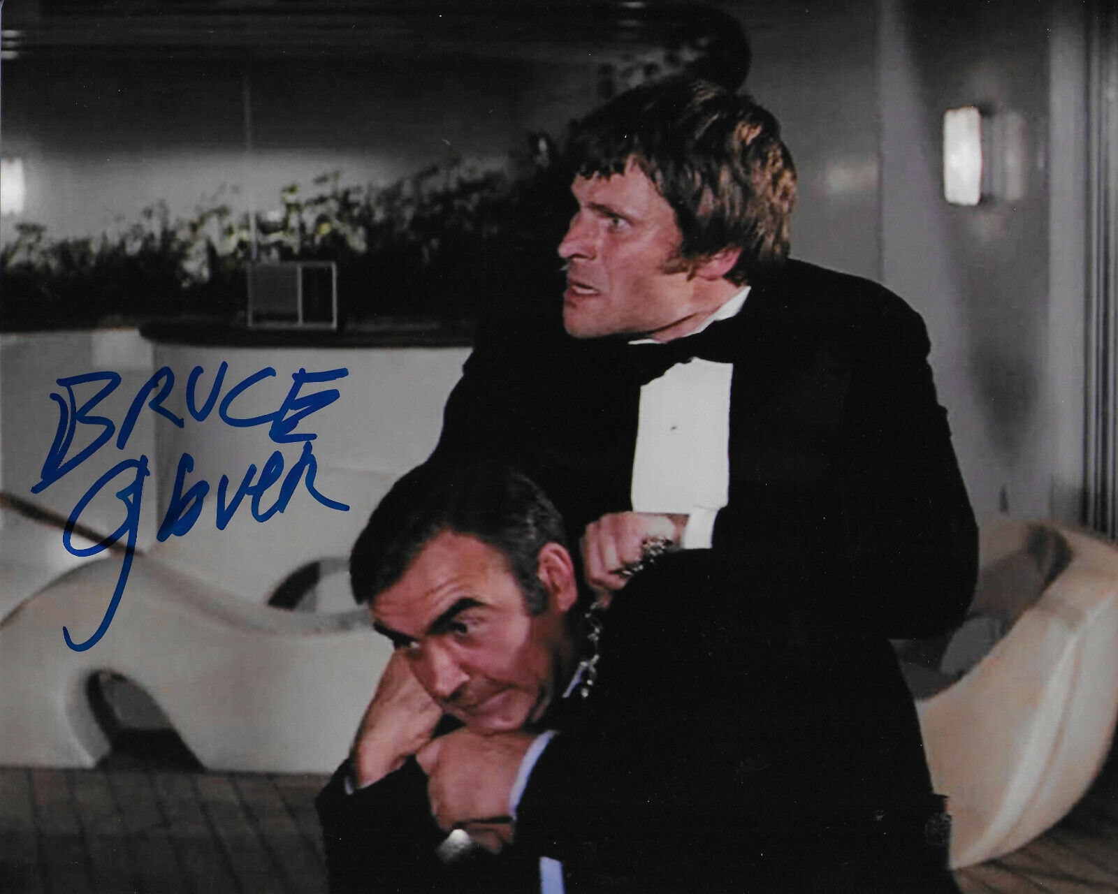 Bruce Glover Bond 007 Original Autographed 8X10 Photo Poster painting #2