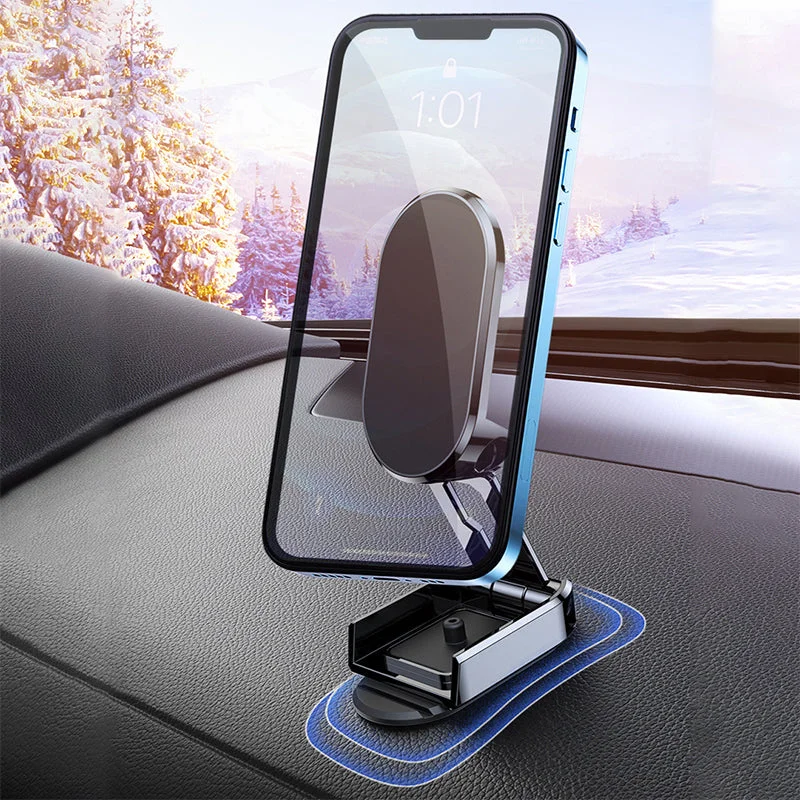 🔥Hot Sale 🔥2023 New Alloy Folding Magnetic Car Phone Holder