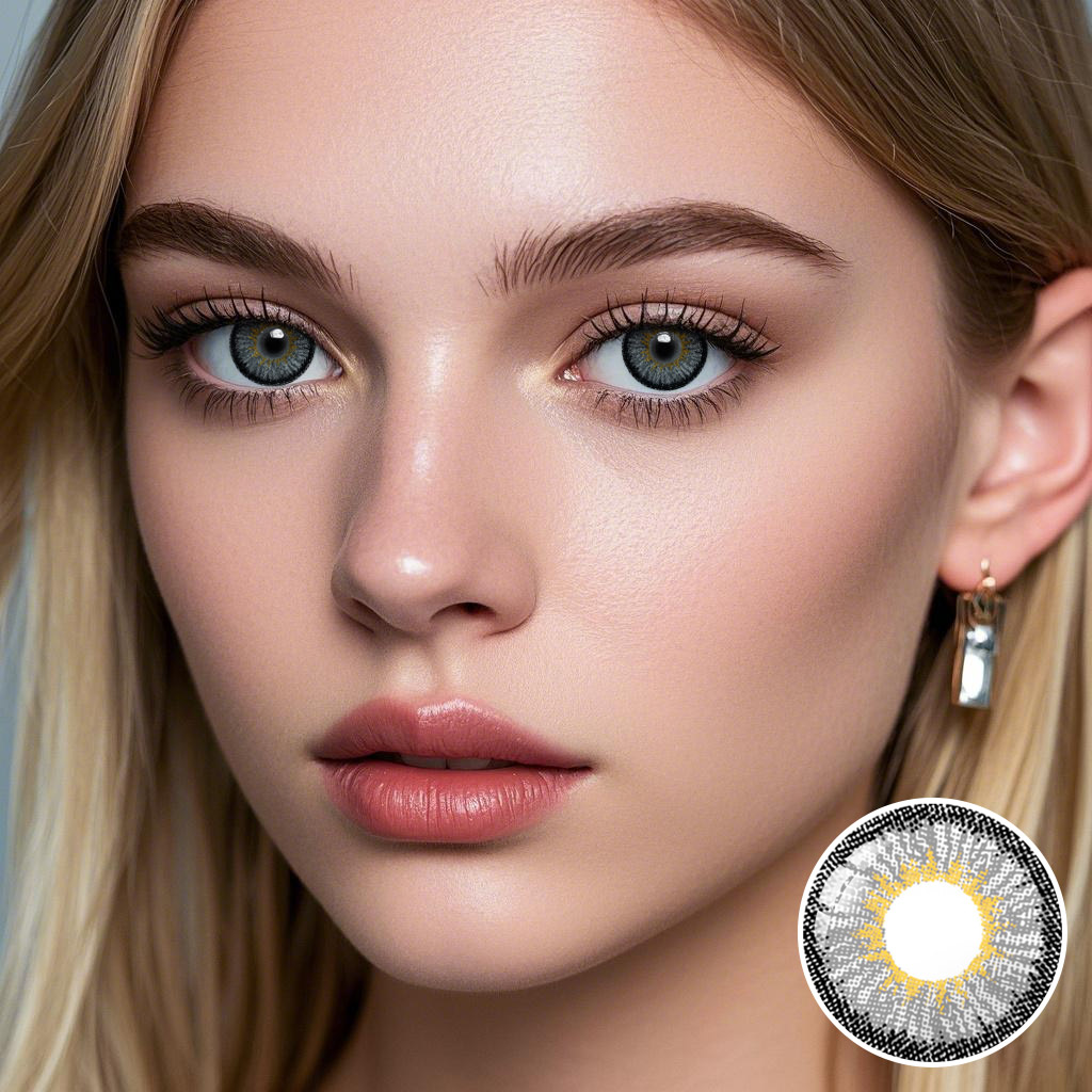 Neon Gray Contact Lenses