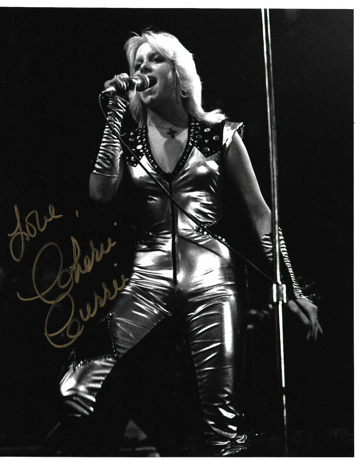 Cherie Currie Authentic Signed 8x10 Photo Poster painting Autographed, The Runaways, Singer