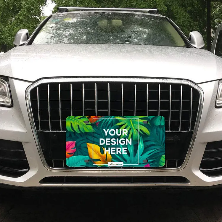 Personalized Design License Plate 15 X 30