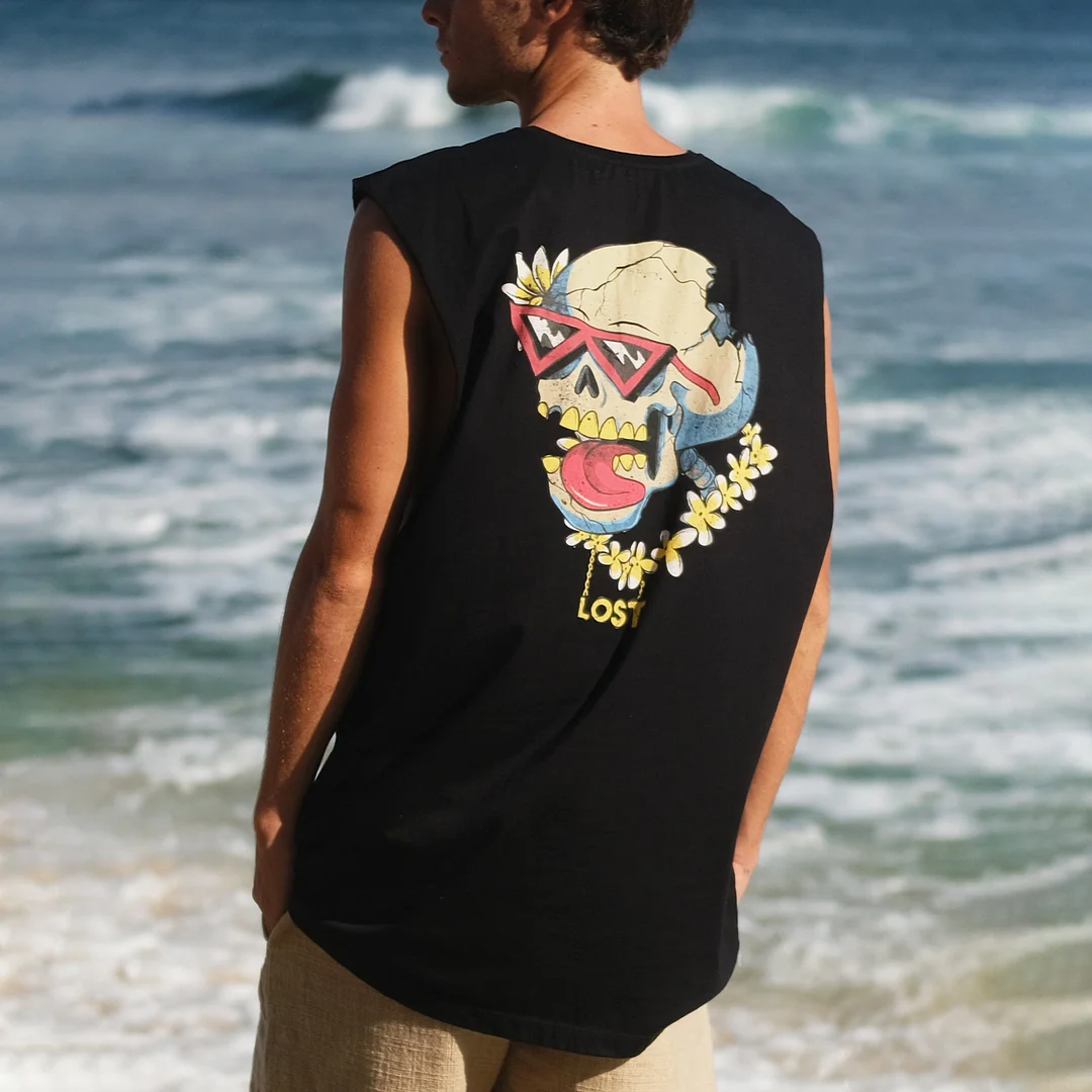  Stylish Sleeveless Tee for Beach and Casual Wear