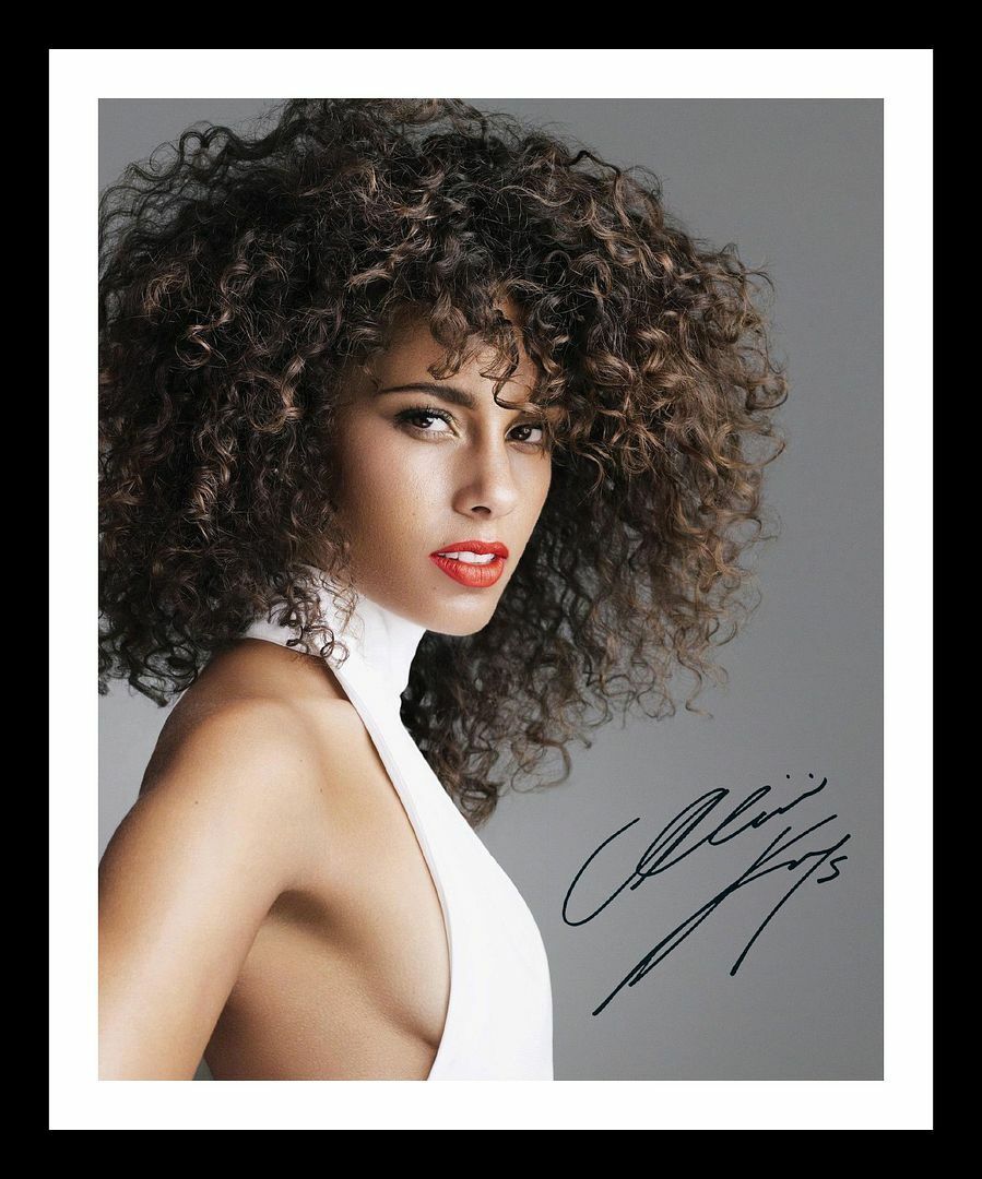 Alicia Keys Autograph Signed & Framed Photo Poster painting 2