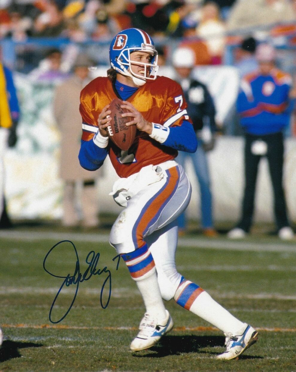 John Elway Autographed Signed 8x10 Photo Poster painting HOF Broncos REPRINT