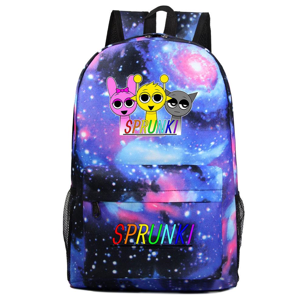 Mayoulove Sprunki Backpack Lightweight Design with Multiple Pockets for School Use-Mayoulove