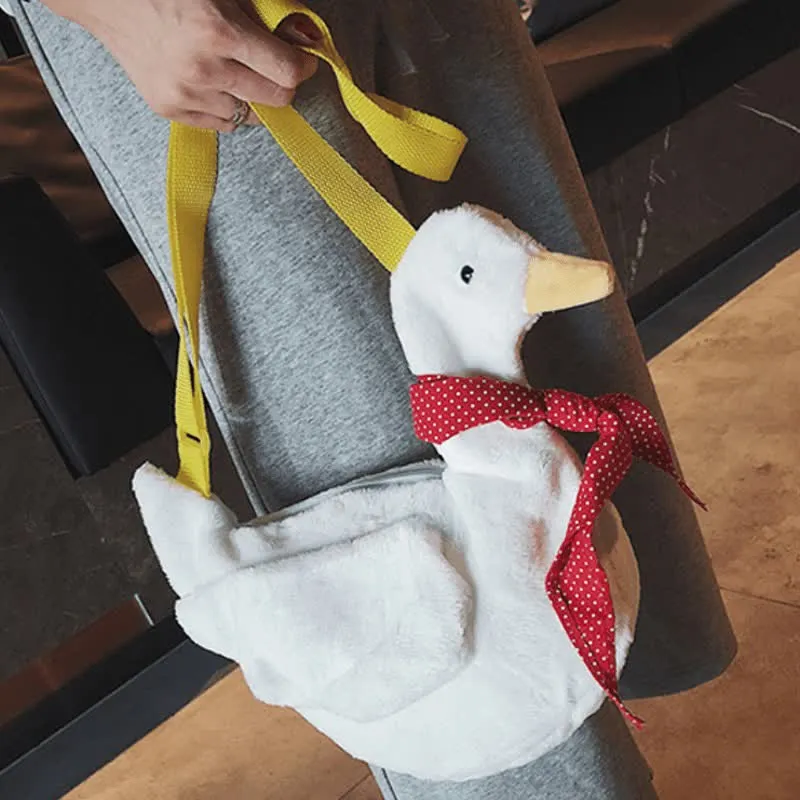 White Goose Crossbody Bag