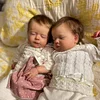 20" Lifelike Realistic Twins Girls of Jamony & Sleama Sleeping Reborn Newborn Baby Doll 2024 with Heartbeat and Sound - RBBI-Myrebornbabydoll&reg; Myrebornbabydoll&reg;