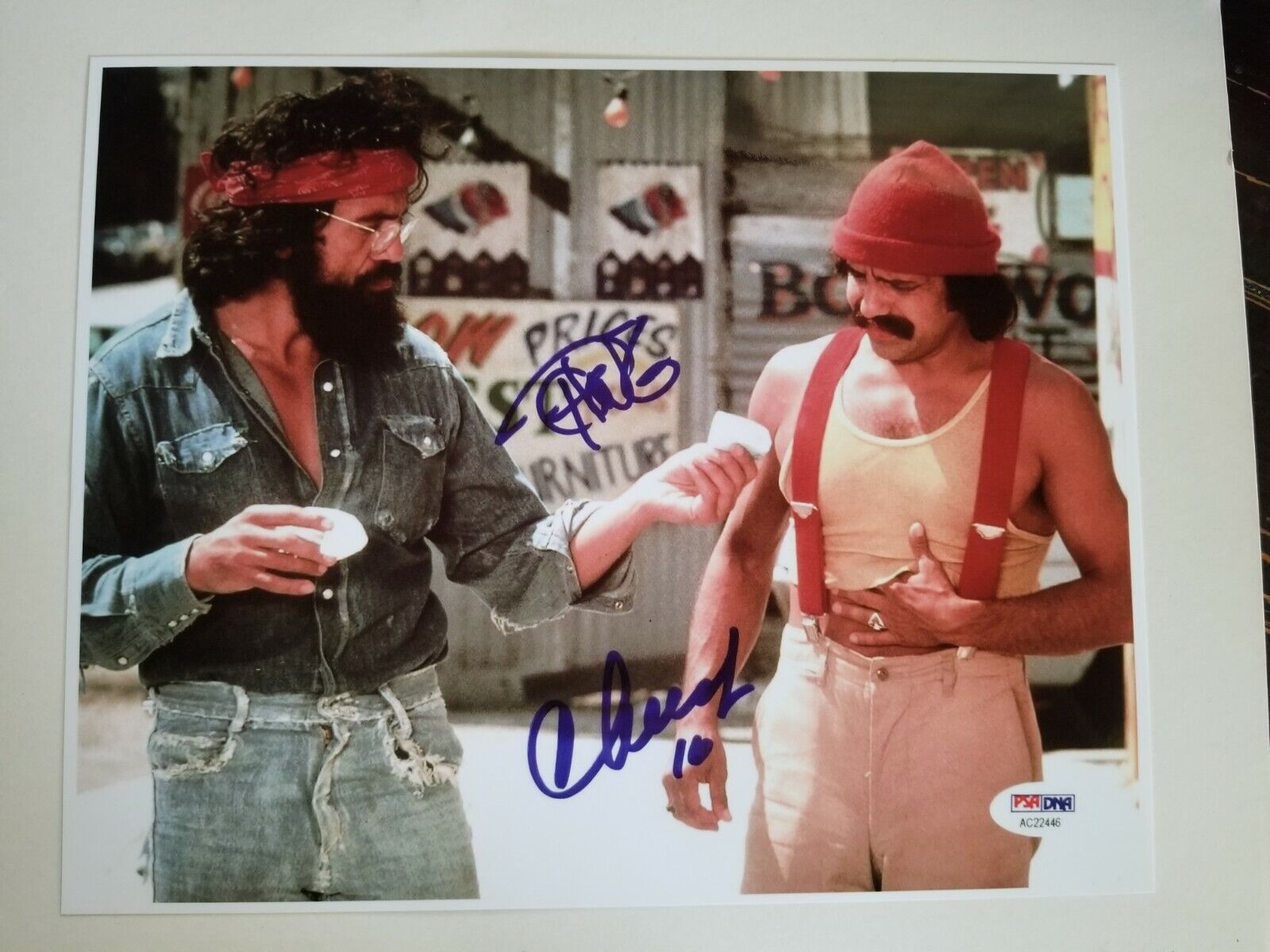 Cheech & Chong Signed 8x10 Photo Poster painting RP -  Shipping!!