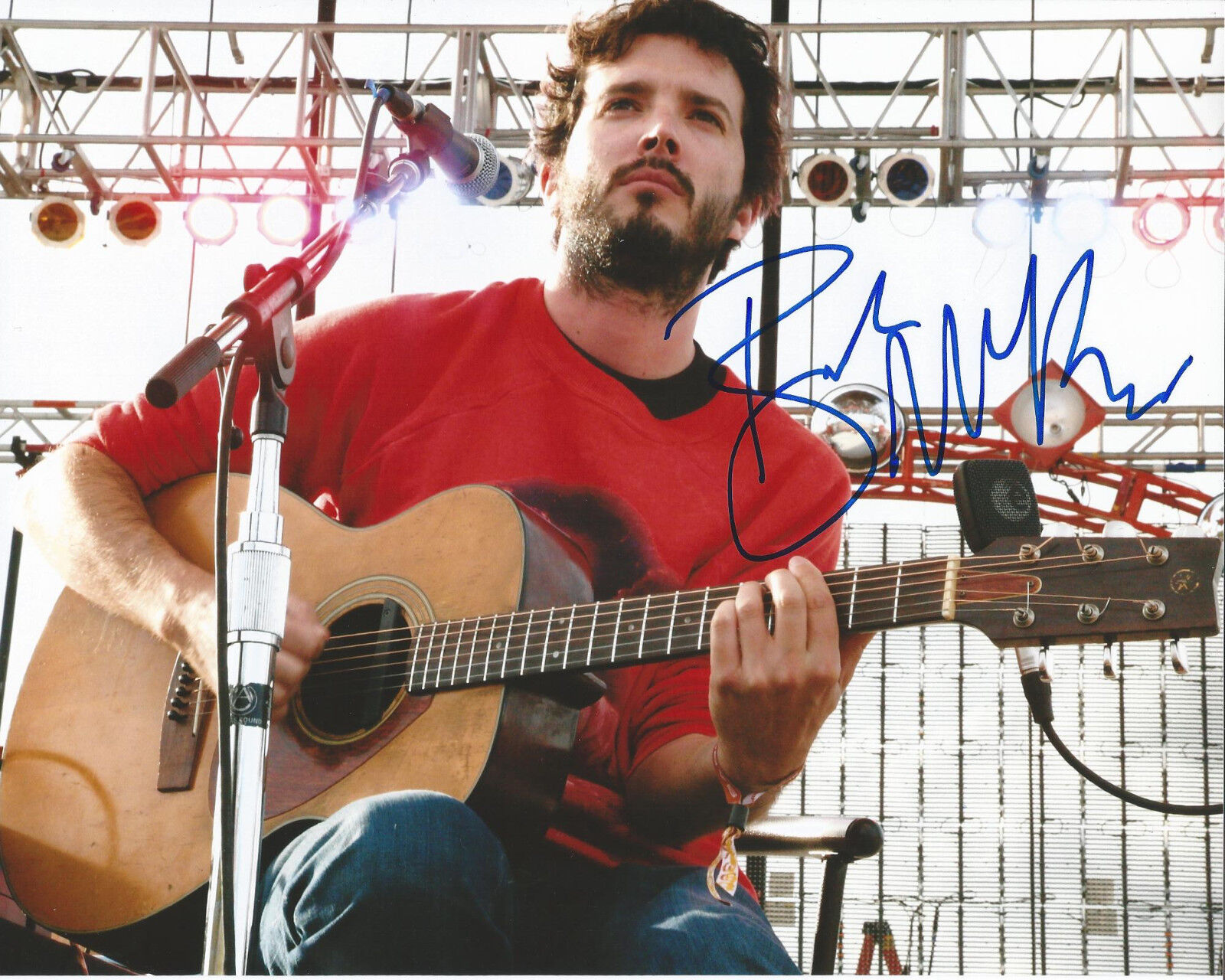 BRET MCKENZIE FLIGHT OF THE CONCHORDS SIGNED AUTHENTIC 8X10 Photo Poster painting B w/COA PROOF