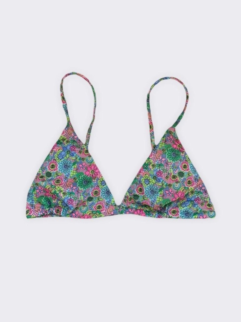 Fields of Flowers Bikini Top