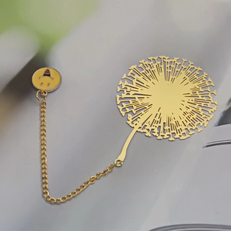 Fashion Brass Gift Hollow Tassel Bookmark