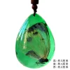 Insect Amber Pendant Natural Butterfly Specimen Insect Amber Necklace Children's Hanging Accessories