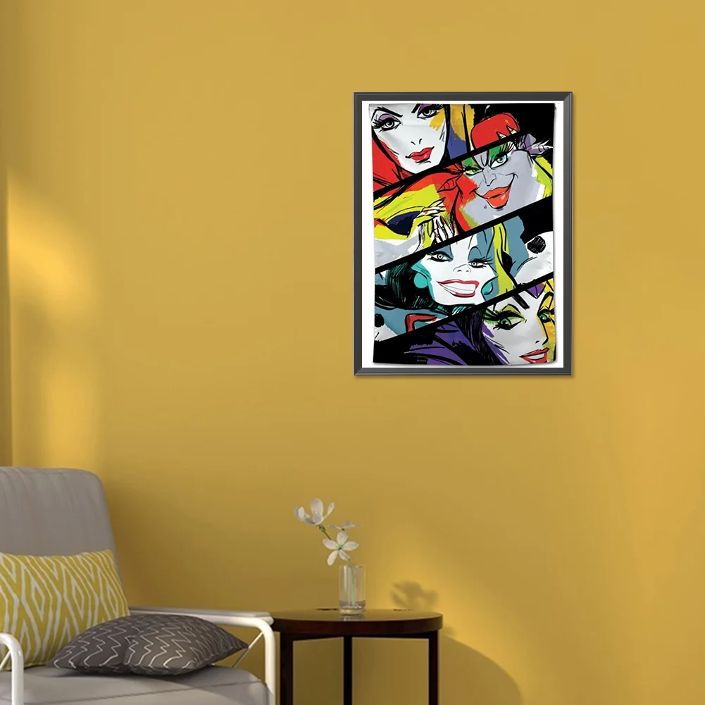 Full Round Diamond Painting 30*40cm - Bad Woman