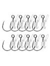 10pcs Luminous Live Shrimp Fixing Hook Metal Barbed Fishhook Live Shrimp Hooks