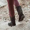 Zipper Low Heel Winter Boots