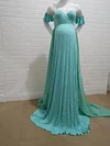 Maternity Photo Shoot Full Pregnancy Chiffon Long Tail Dresses