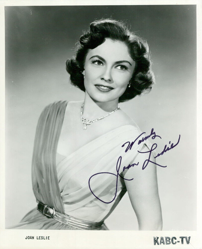 Joan Leslie signed 8x10 Photo Poster painting COA