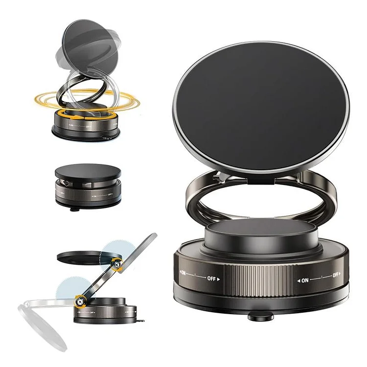 🔥Last Day 49% OFF--360° Adjustable Vacuum Magnetic Phone Holder
