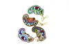 4pcs DIY Lizard Full Drill Special Shaped Diamond Painting Keychains Gifts