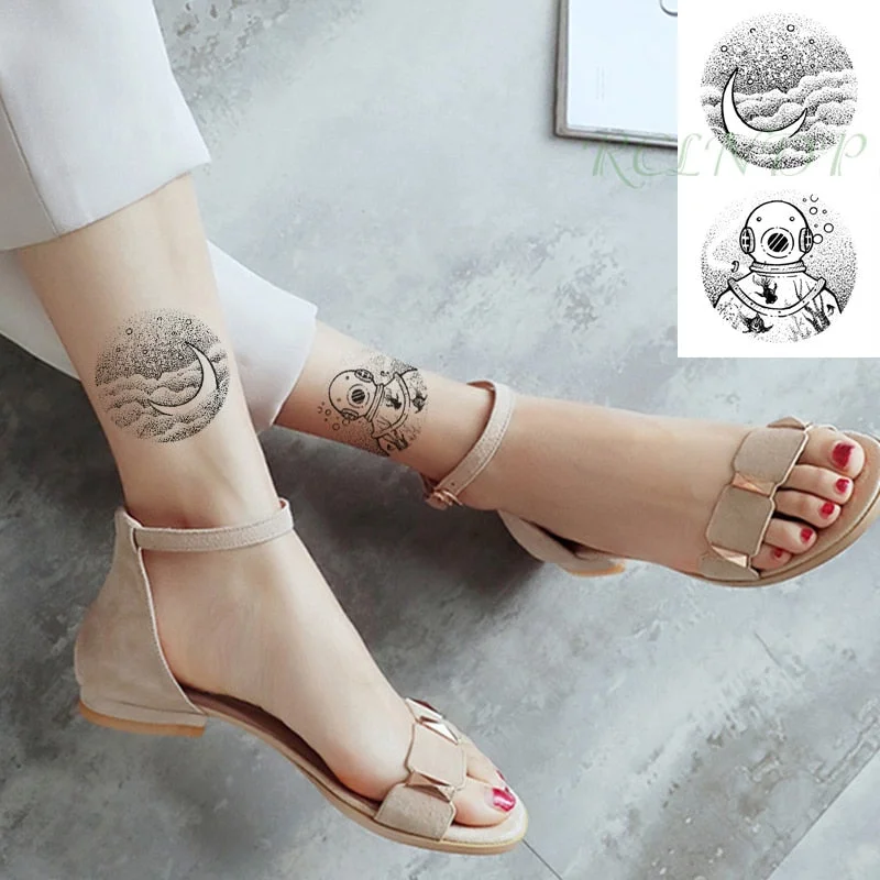 Waterproof Temporary Tattoo Stickers Cross Tribal Totem Fake Tatto Flash Tatoo Tatouage Neck Hand Back Foot for Girl Women Men
