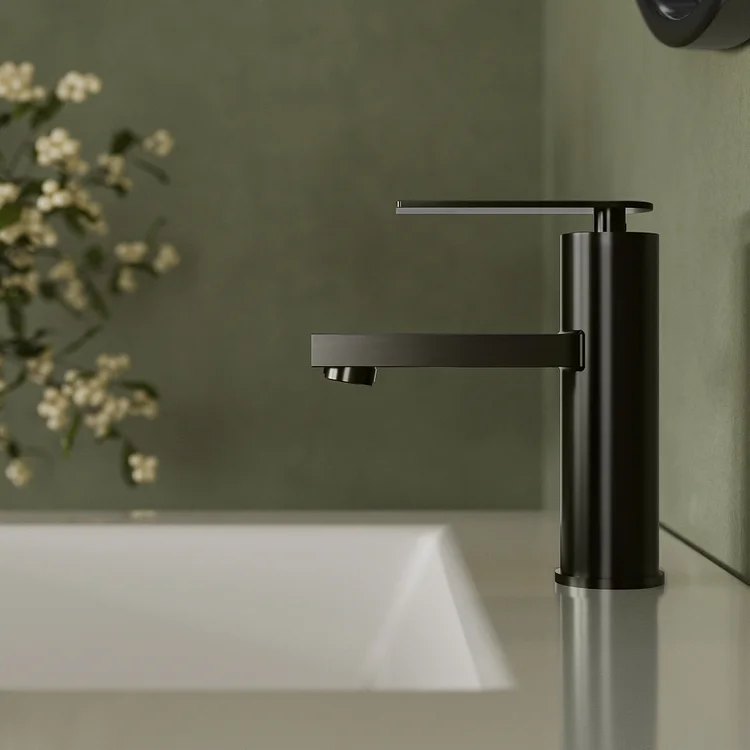 EVERSTEIN modern bathroom sink faucets combination SFS-1122-BK-2pk