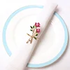 Pink Rose Event Catering Golden Napkin Ring