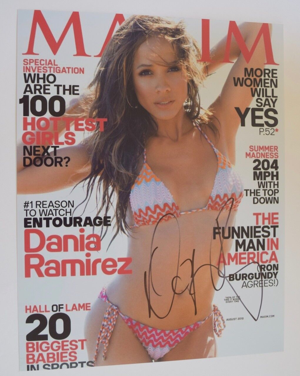 Dania Ramirez Signed Autographed 11x14 Photo Poster painting Devious Maids Maxim Model COA VD