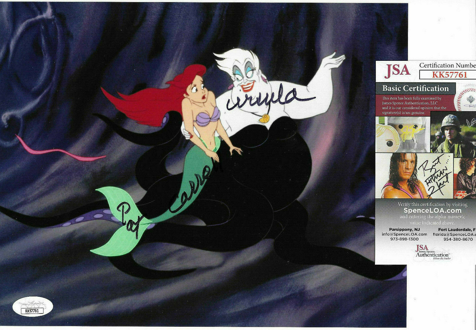 Pat Carroll Signed 8x10 Photo Poster painting Autograph, Ursula, Disney, Little Mermaid, JSA COA