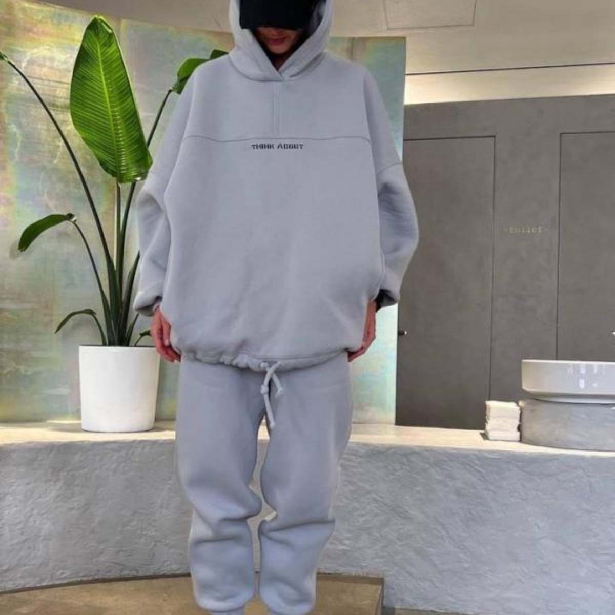 Women's Fashion Hooded Sports Casual Sweatshirt Set