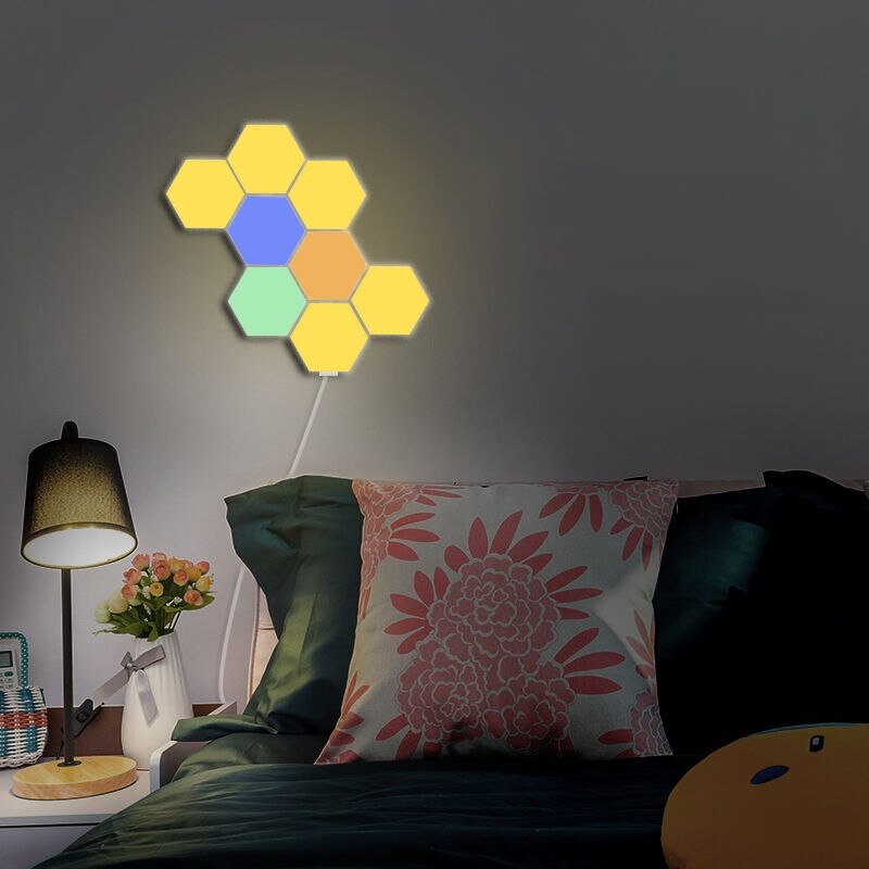 Modern LED Night Lights for Bedroom Home Quantum Lamp Modular Sensitive Touch Light Indoor Lighting Decor Magnetic Night Lamp