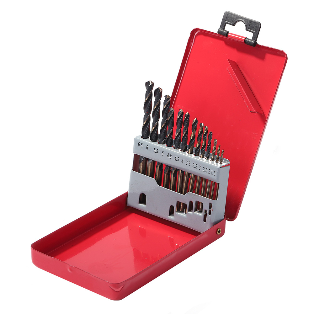 

13pcs Cobalt Drill for Stainless Steel Drilling Power Tools Twist Drill Bit, 501 Original