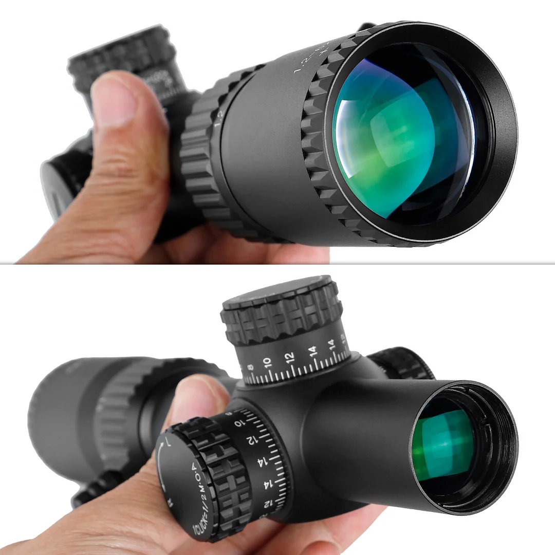 ohhunt® 1.2-6X24 IR 30MM SFP Red Illuminator LPVO Scope