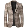 New Wool Slim Fit Business Casual Blazer