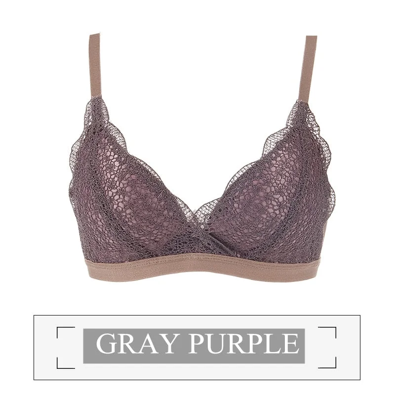 Cute Lace Push Up Bra Seamless Girls Bras Women Brassiere Ladies A B Cup Lingerie Comfort Bralette Thin Underwear Female
