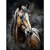 Watercolor Horse-11CT Stamped Cross Stitch 40*53cm