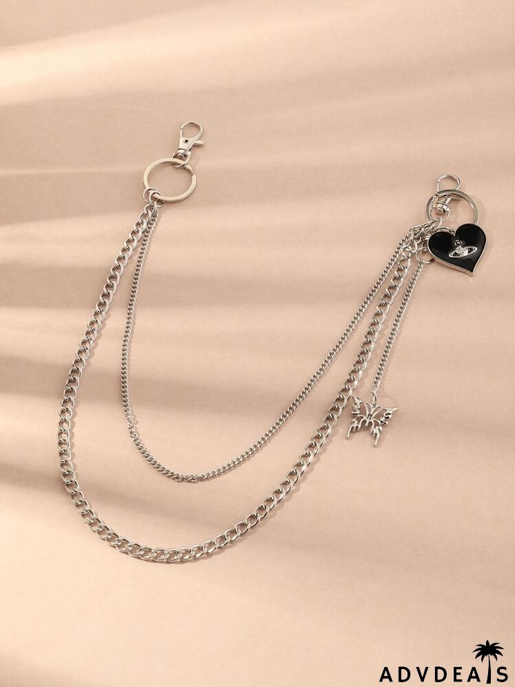 Heart Charm Pant Chain