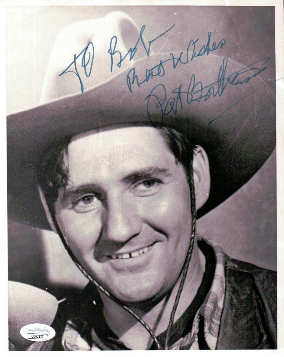 Pat Buttram Signed Autographed 8X10 Photo Poster painting Green Acres Mr. Haney JSA QQ62677