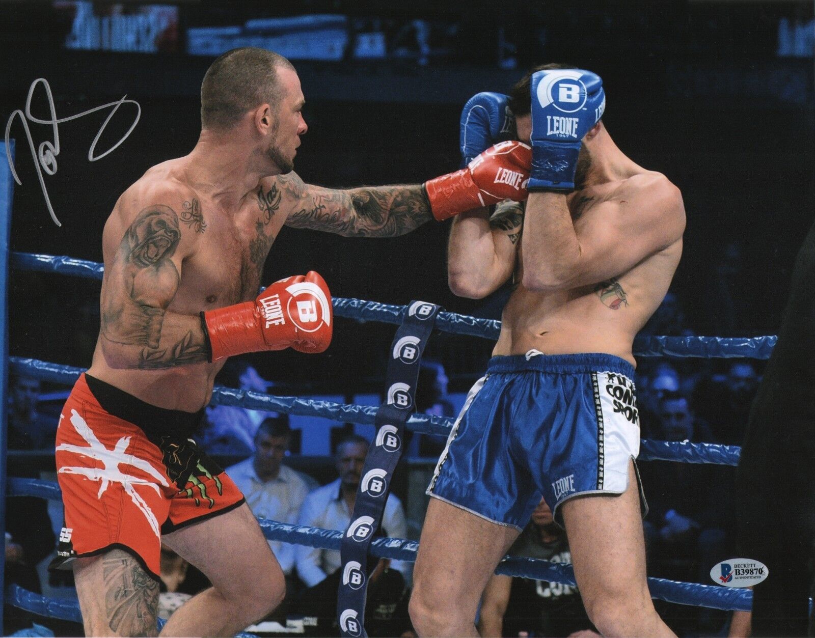 Joe Schilling Signed 11x14 Photo Poster painting BAS COA Bellator Kickboxing Picture Autograph 4