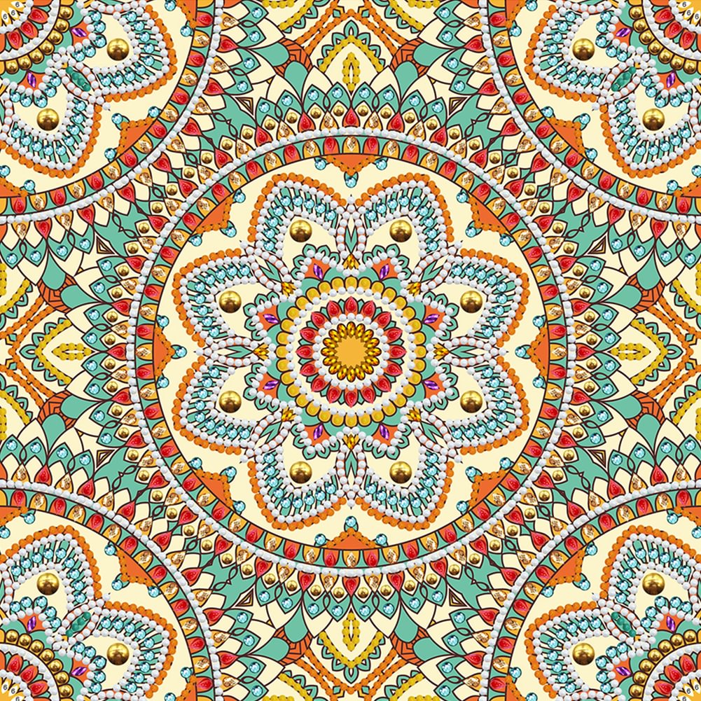 Mandala Luminous - Partial Drill - Special Diamond Painting