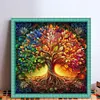 Life Tree-14CT Stamped Cross Stitch 40*40cm/15.75*15.75in