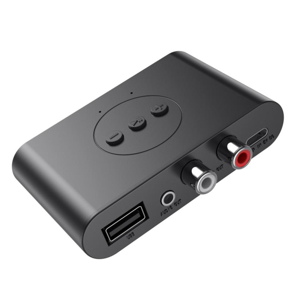 

Bluetooth-compatible 5.0 Audio Receiver U Disk RCA 3.5mm AUX Jack Adapter, 501 Original