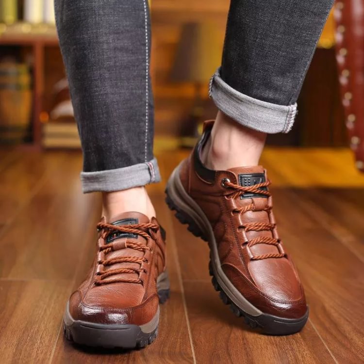 Men's Casual Hand Stitching Arch Support & Non-slip Breathable Shoes（ Free Shipping）