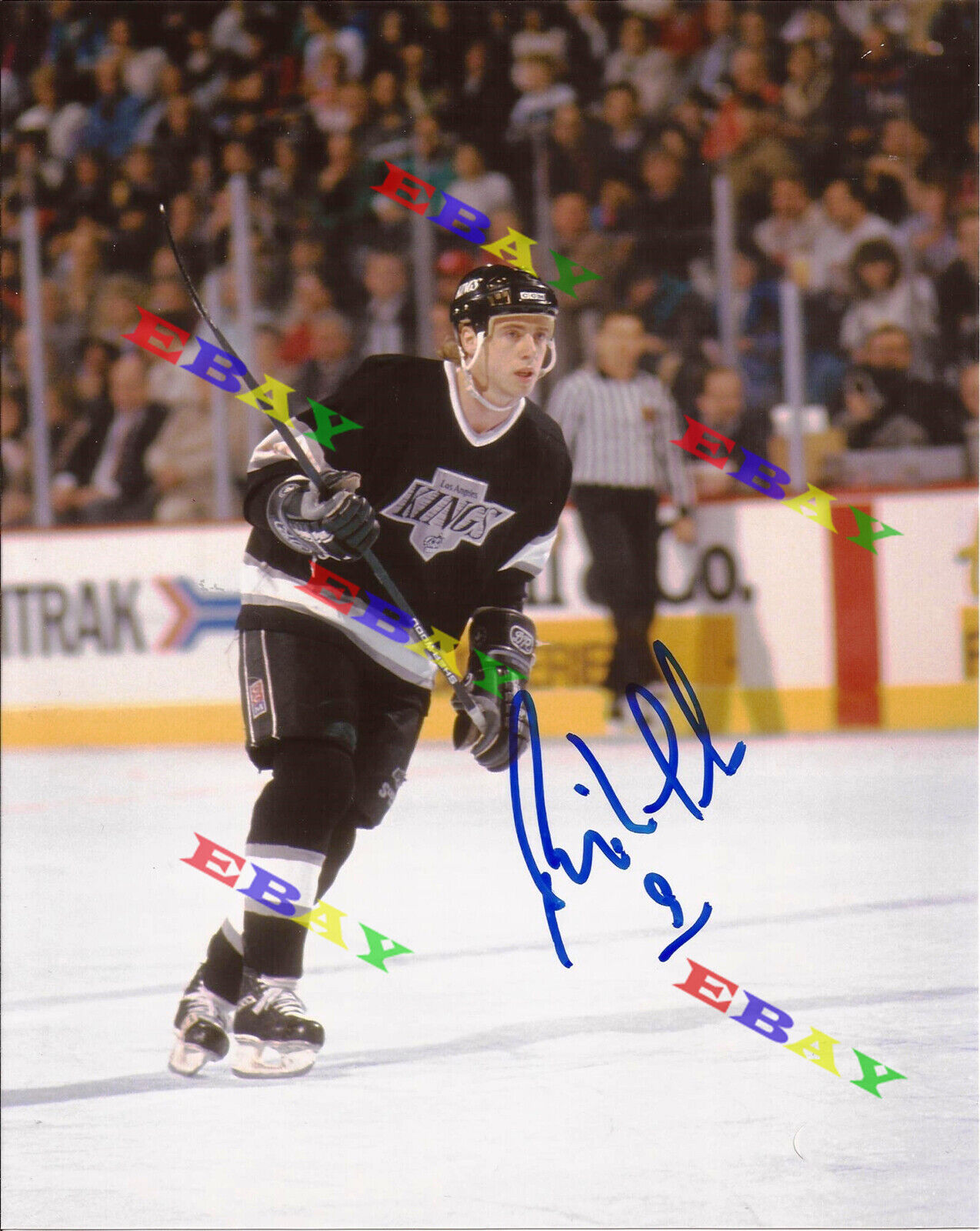 Bernie Nicholls Kings Signed Autographed 8x10 Photo Poster painting Reprint