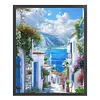 Sea View Villa-11CT Stamped Cross Stitch 40*50cm/15.75*19.69in tapestrymarket