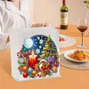 Acrylic Double Sided Christmas 5D DIY Diamond Art Paper Towel Storage Rack Napkin Holder Kit