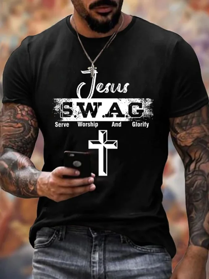 Jesus Swag Service Worship and Glory T-Shirt socialshop
