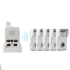 Wireless Doorbell, Intercom Doorbells Hands-Free, Waterproof Full Duplex Door Bell Two Way communication for Home Office 1000ft Range Doorbell Chime with 8 Volume Levels& LED Flash