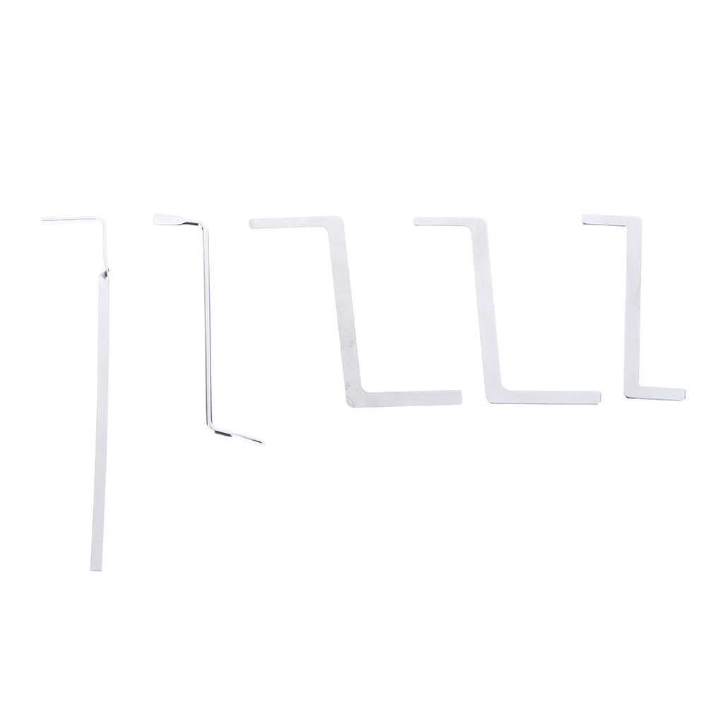 

5Pcs Locksmith Tools Stainless Steel Double Row Tension Tool Removal Hooks, 501 Original