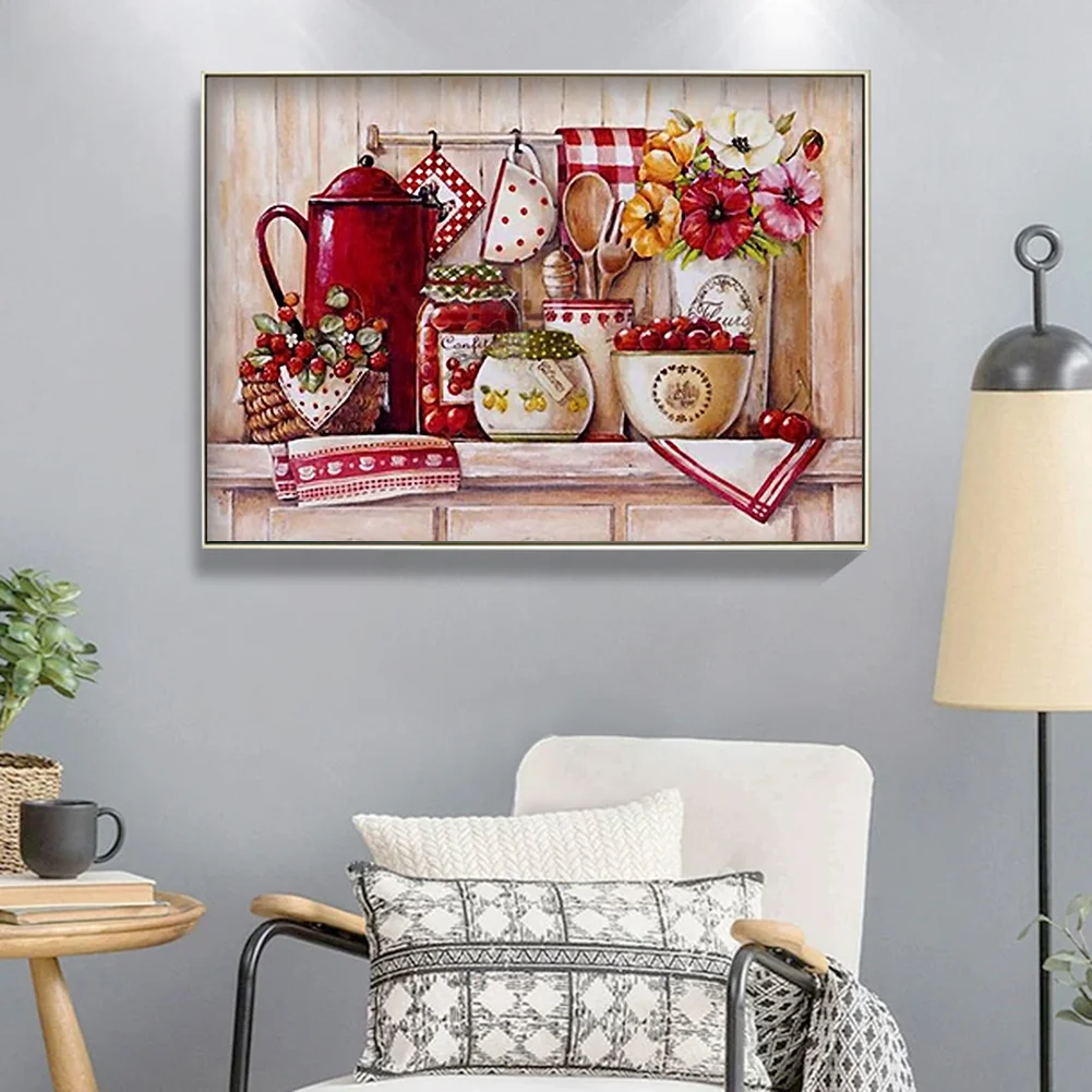 Diamond Painting - Full Round Drill - Cupboard(60*40cm)